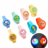 Pulseira Relógio C/ Proteção Citronela Anti Mosquito Kit 05