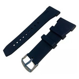 Pulseira Relogio Puma Silicone Preta Com Alta Durabilidade Cor Preto Largura 26 Mm