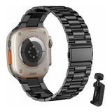 Pulseira Relógio Smartwatch Para Ultra Séries 8 Aço Inox