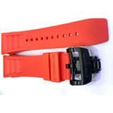 Pulseira Richard Mille Rm011 Vermelho Fecho Preto