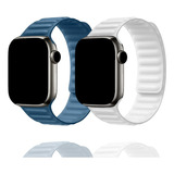 Pulseira Silicone Elos Magnética Para Apple Watch Series Iwo