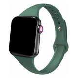 Pulseira Silicone Slim Fina Para Apple Watch Smartwatch Iwo