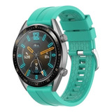 Pulseira Silicone Watch Gt Gt2 Gtr Amazfit Galaxy 22mm Cor Verde Tiffany