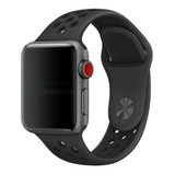 Pulseira Sport Compatível Com Apple Watch 7 45mm (preto)