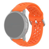 Pulseira Sport Moderna Para Samsung Galaxy Watch Active 2 Cor Laranja