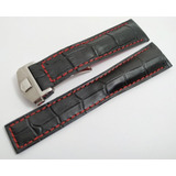 Pulseira Tag Heuer Carrera Calibre 36 Preta E Vermelha 22mm