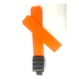 Pulseira Tissot T-touch 20mm Silicone Laranja Completo