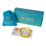 Pulseira Tornozeleira Âmbar Para Bebês Original Várias Cores