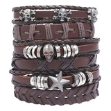 Pulseiras Cool Punk, Pulseira De Couro