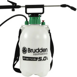 Pulverizador De Pressão Manual Practical 5 Litros Brudden Cor Branco