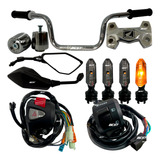 Punho Luz E Partida Retrovisor Z400 Piscas Peso Mesa Guidao