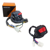 Punho Luz + Partida Factor 125 Ybr Ed 2012 2013 Magnetron