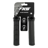 Punho Manopla C/ Trava Grip Ergonômico Bike Mtb Freeride 
