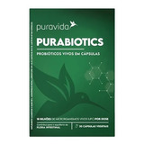Purabiotics- Probióticos Vivos Em Cáps.- Pura Vida-30caps
