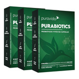 Purabiotics Probióticos Vivos 3 X 30 Cápsulas Puravida