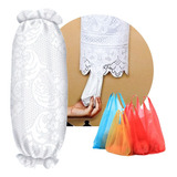 Puxa Porta Saco Sacolinhas Cozinha Organização Sacola Cor Branco