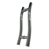 Puxador 45cm Tipo S Inox Tubular Redondo Entre Furos 30cm