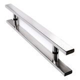 Puxador Aço Inox 60cm P/ Porta De Madeira / Vidro Pivotante