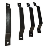 Puxador Alça Porta Portão Ferro Kit 4 Pç 30 Cm