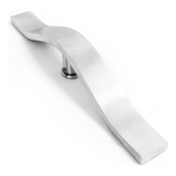 Puxador Chato H Um Furo Porta Vidro 30 Cm Escovado 