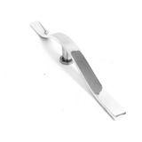 Puxador Chato H Um Furo Porta Vidro 50 Cm - Modelo Space Pol