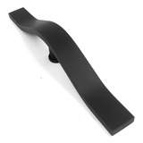 Puxador Chato H Um Furo Porta Vidro 50 Cm Modelo Preto