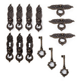 Puxador Colonial - Bronze - Cristaleira Móveis Antigos 14u