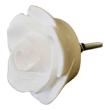 Puxador De Gaveta Botão Flor Rosa G Penteadeira Kit C 100 Un