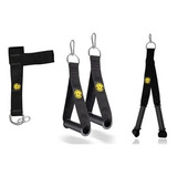 Puxador De Mão + Puxador Fita Para Tríceps + Puxador Glúteo