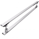 Puxador Inox Para Porta Pivotante Madeira