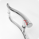 Puxador Inox Tubular S 50cm X 30 32mm Para Portas