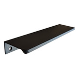 Puxador Móveis Slim Alternativa 8015 Alumínio 128mm Preto