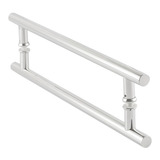Puxador Porta Pivotante 30cm Aço Inox Tubular Redondo