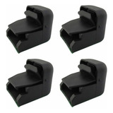 Puxador Trava Trinco Vidro Janela Correr Alto Ducato Kit C/4