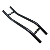 Puxador Tubo Curvo S De 60cm Portas Pivotante Alumínio Preto