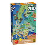 Puzzle 200 Peças Viagem Pela Europa