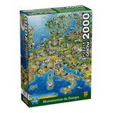 Puzzle 2000 Peas Monumentos Da Europa