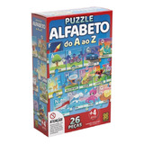 Puzzle 26 Peças Alfabeto Do A Ao Z - Grow