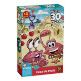 Puzzle 30 Peças Casa De Praia