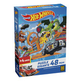 Puzzle Gigante 48 Peças Hot Wheels