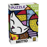 Puzzle Quebra Cabeça 1000 Peças Romero Britto - Cat Grow