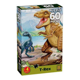 Puzzle Quebra Cabeça Infantil T-rex C/