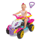 Quadriciclo Infantil Carrinho Passeio Moto Andador Empurrado