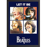 Quadro - The Beatles - Let It Be - Decora - 24 Cm X 33 Cm