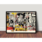 Quadro /poster C Moldura Pulp Fiction Tempos Violencia P5060