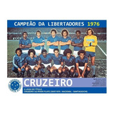 Quadro 20x30 C/ Moldura: Cruzeiro Campeão