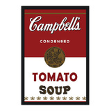 Quadro 34x49cm Andy Warhol - Campbells - Tomato Soup 28