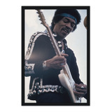 Quadro 44x64cm Jimi Hendrix - Bandas De Rock - 86