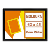 Quadro 45x62 Com Vidro Moldura Laqueada Fosca Quebra Cabeça