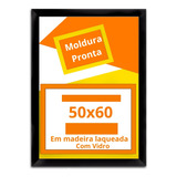 Quadro 50x60 Moldura Madeira 60x50 Com